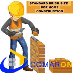 standard size of bricks for home construction (designed by Freepik)